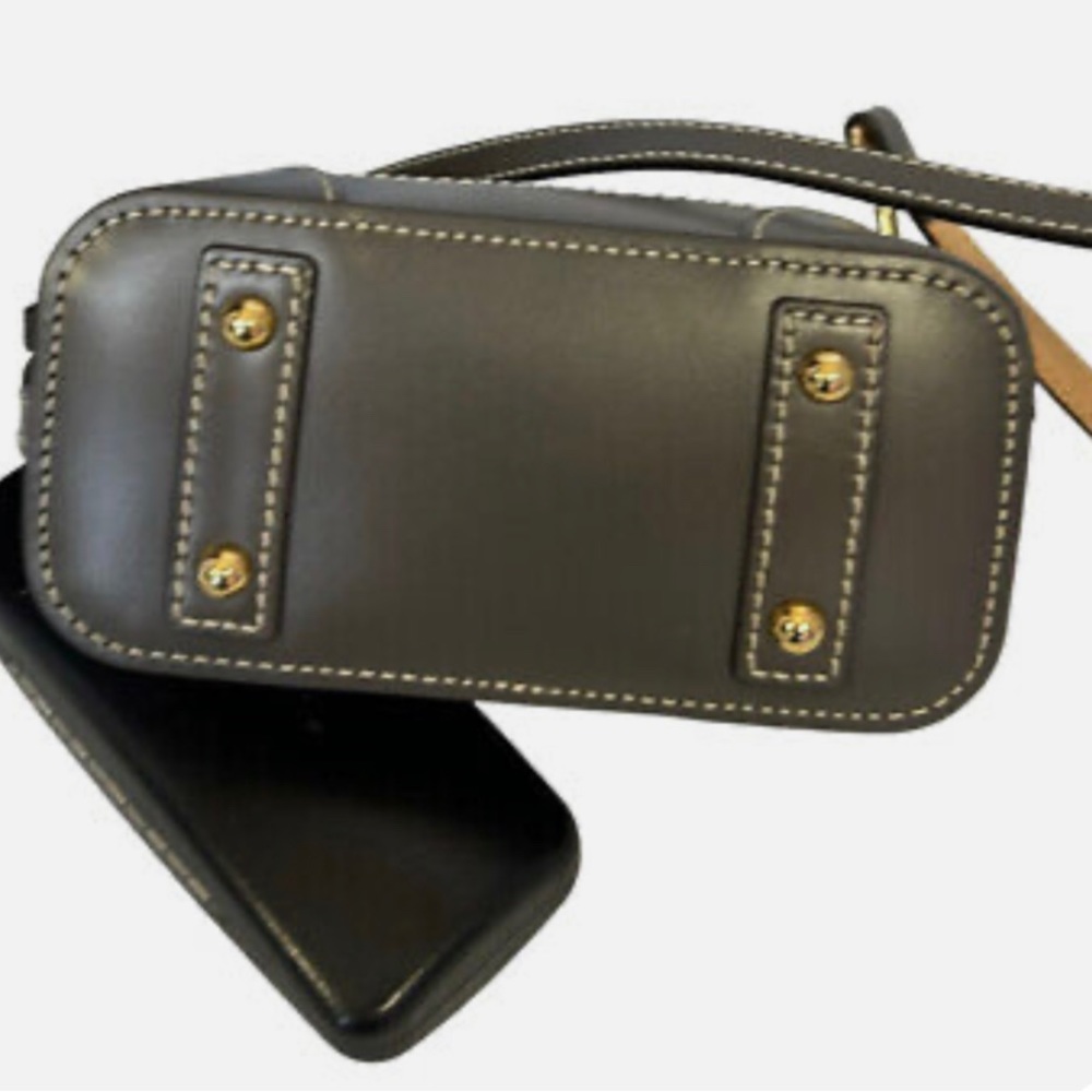 Dooney & Bourke mini domed grey satchel grey shoulder bag - Picture 4 of 9
